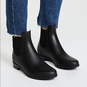 Sam Edelman Tinsley matte black rainboot